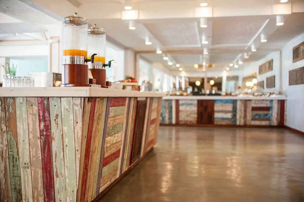 The bar and lounge